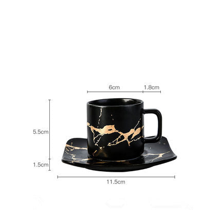 Gold Marble Mug