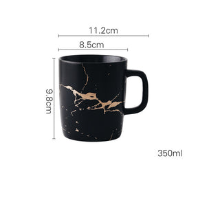 Gold Marble Mug