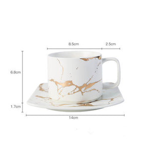 Gold Marble Mug
