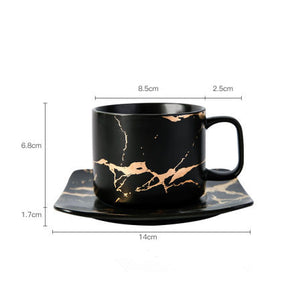 Gold Marble Mug