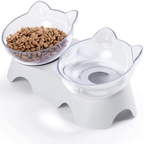 Double Bowls food Feeder