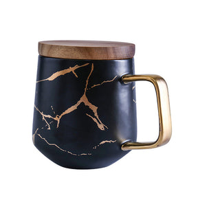 Gold Marble Mug