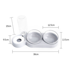 Double Bowls food Feeder