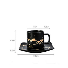 Gold Marble Mug