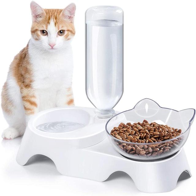 Double Bowls food Feeder
