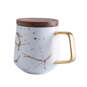 Gold Marble Mug