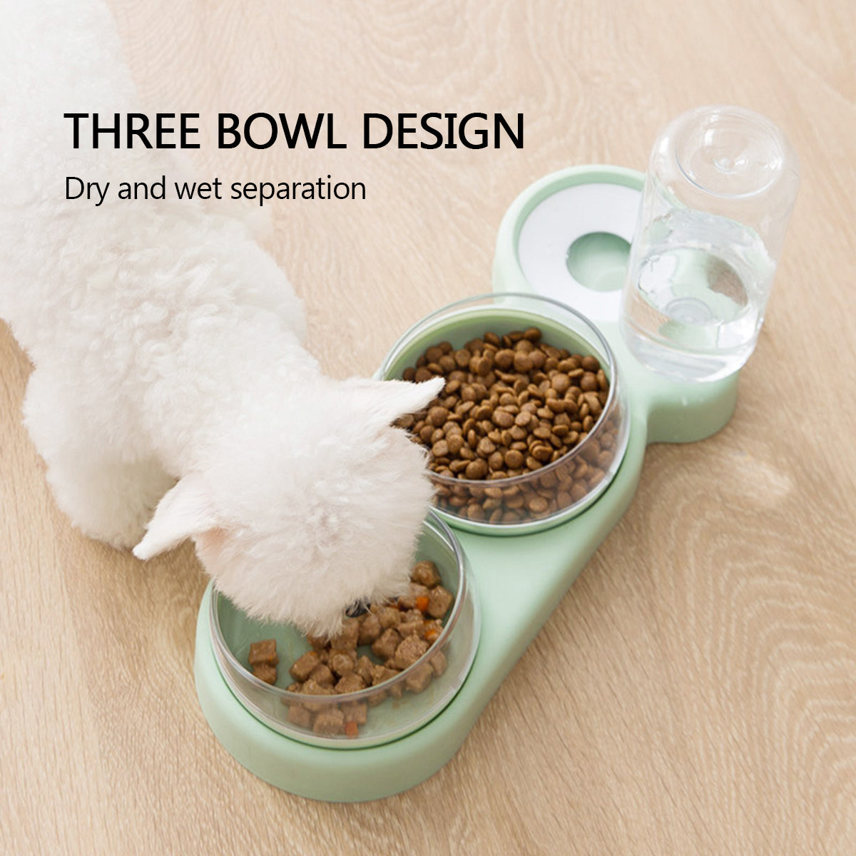Double Bowls food Feeder
