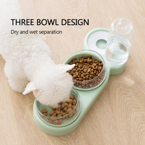 Double Bowls food Feeder