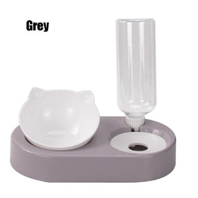 Double Bowls food Feeder