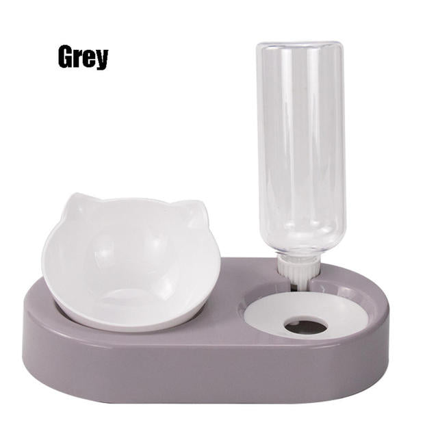 Double Bowls food Feeder